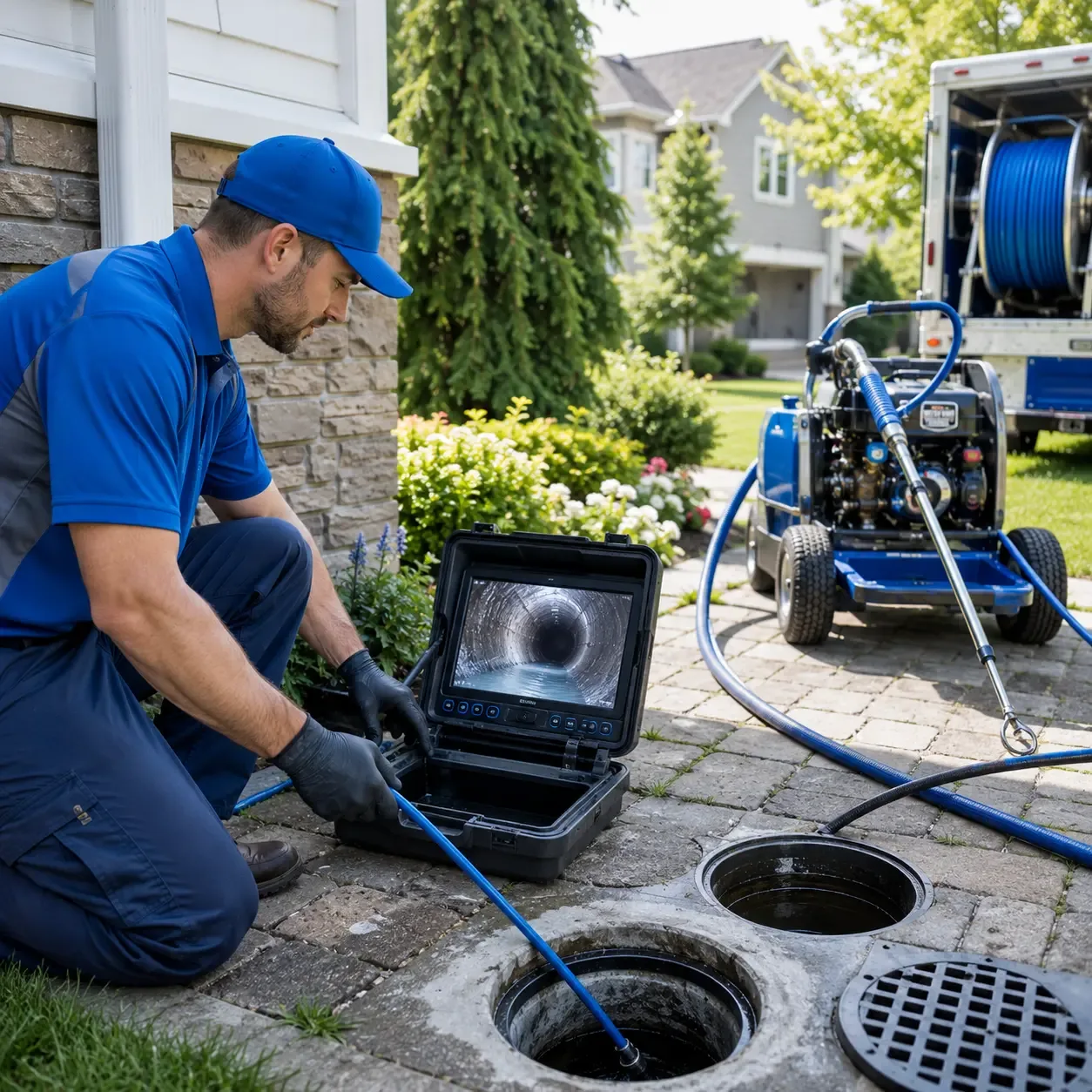 Outdoor drain cleaning professionals serving Troy Grove, IL