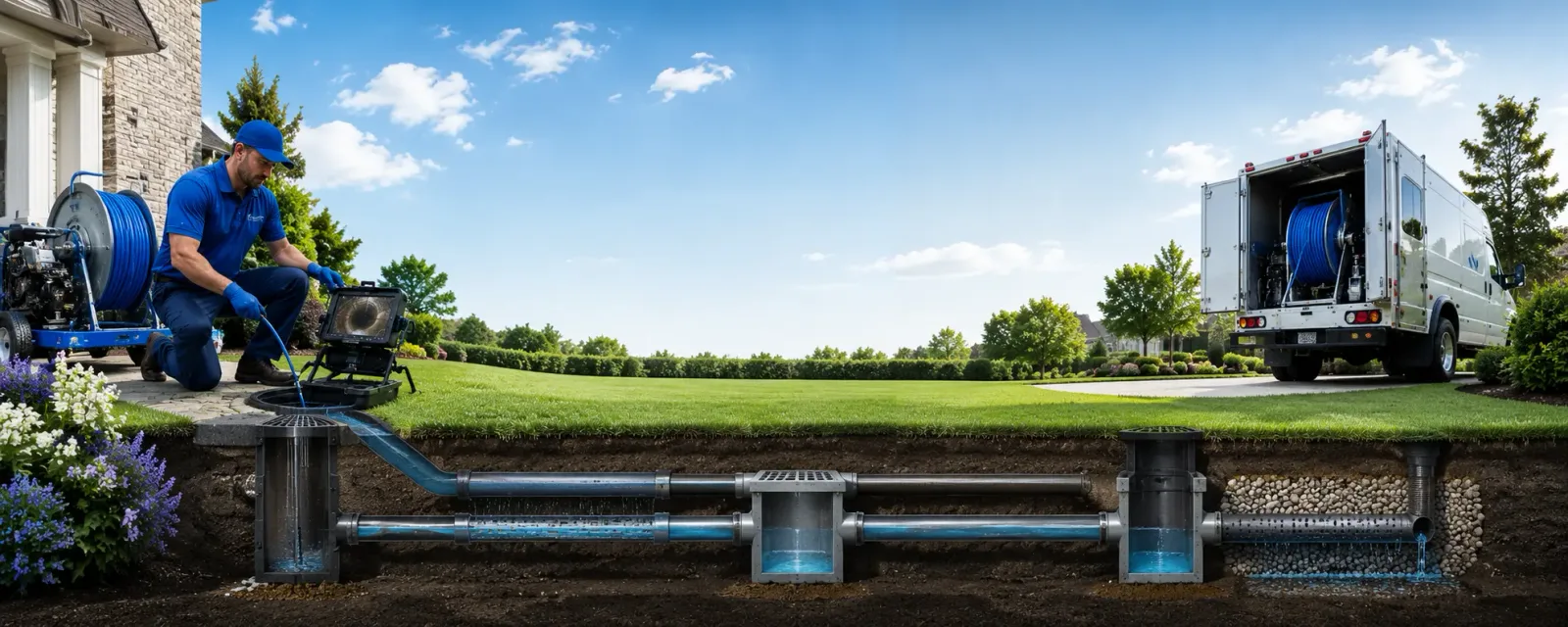 Outdoor drain cleaning information for Troy Grove, IL